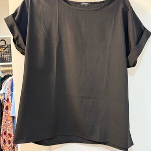 Pact Black Short Sleeve Women's Top